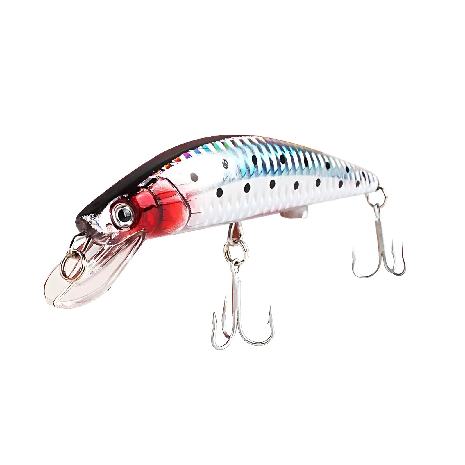 Electric fishing lure plastic body with default colour option