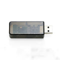 White plastic Silicon Labs EFR32MG21 Zigbee 3.0 USB dongle for smart home networks.