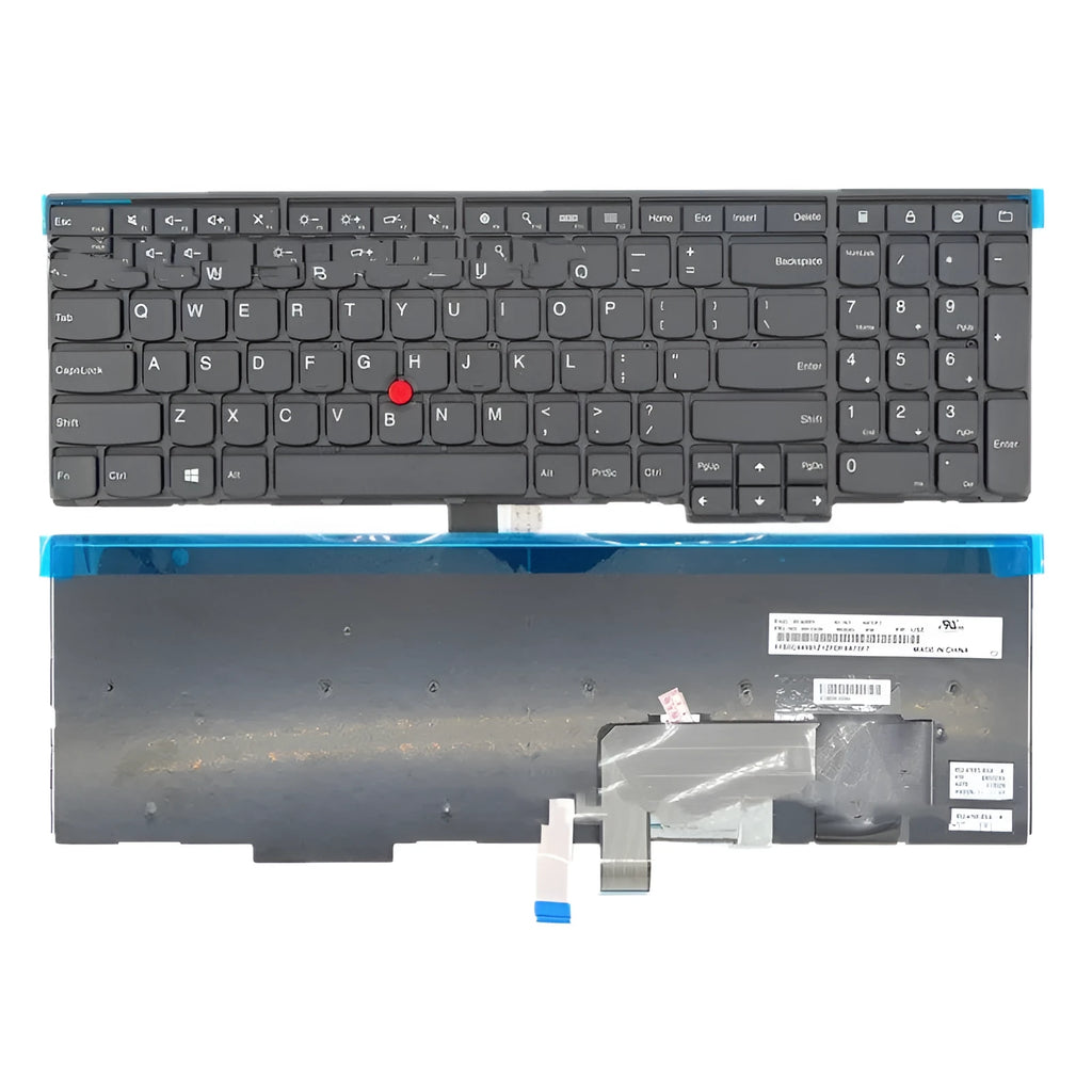 Black USB keyboard replacement for Lenovo ThinkPad E531, W541, T550, W550s laptops