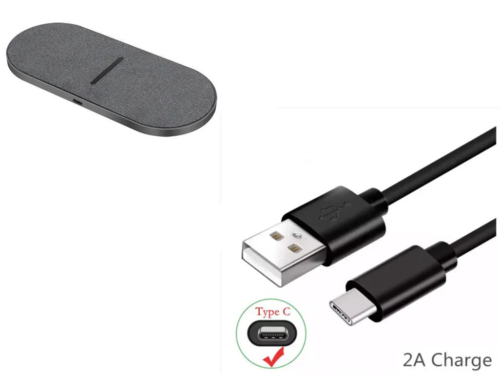 Black Android Type-C fast charging data cable 1.5 metres length