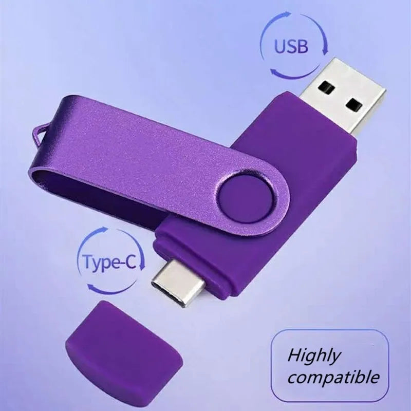 Matte aluminium alloy USB flash drive in four colours and multiple storage capacities up to 128GB