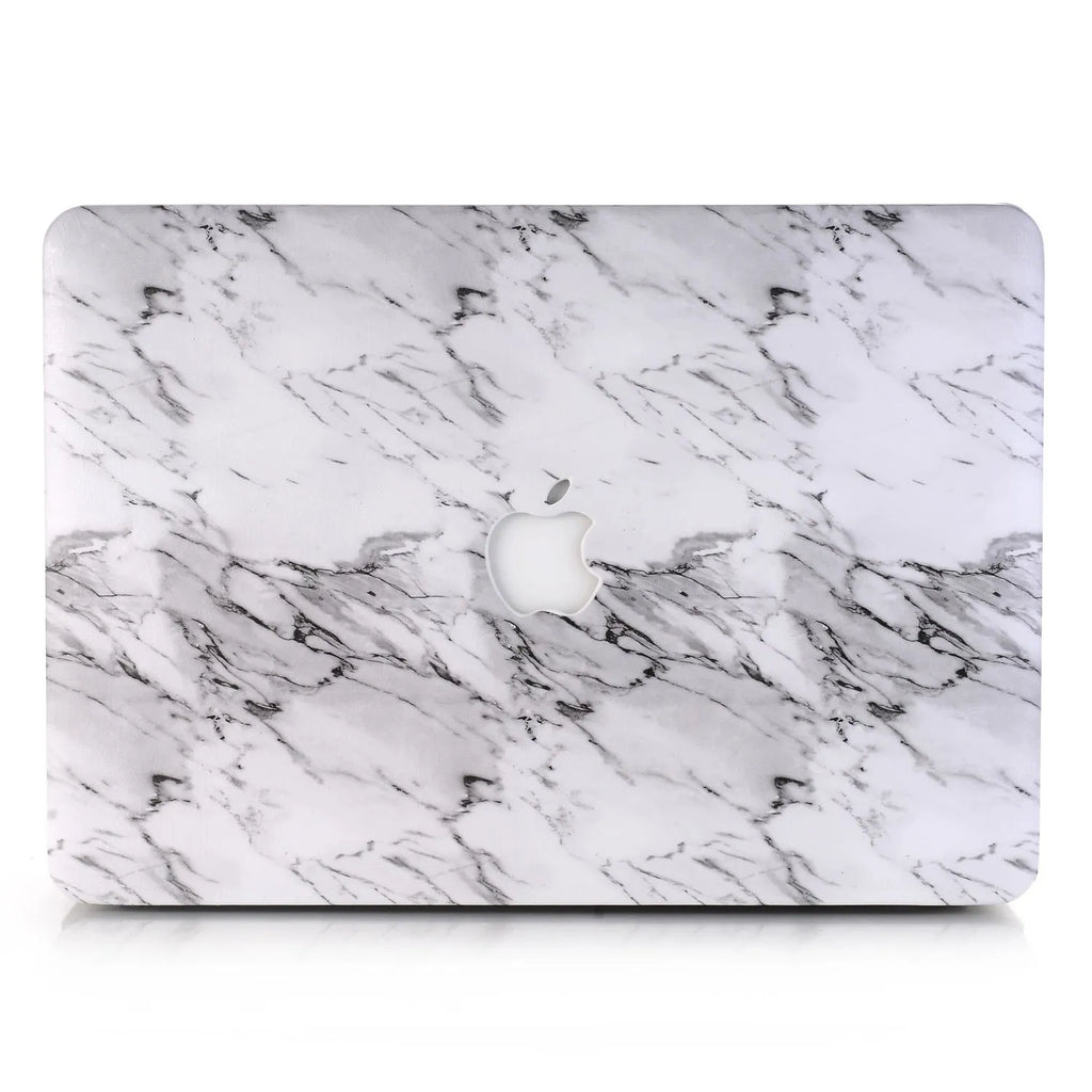 MacBook flash powder protective case with PC and imitation leather finish, Rose Gold colour, Plane style