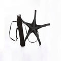Black football juggling training belt made from diving suit fabric, 2 metres in length.