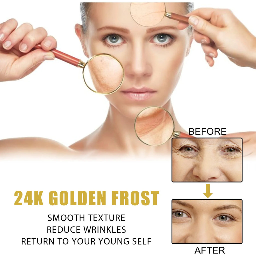 24K gold cream 50g boxed anti-aging facial moisturiser with retinol and oligopeptide-1