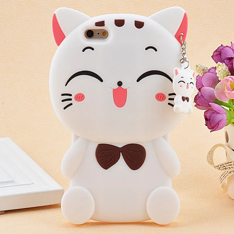 Imported soft silicone phone shell case showing edge-proof design for Samsung and iPhone models.
