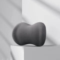 Car seat headrest pillow and lumbar support cushion set in assorted colours