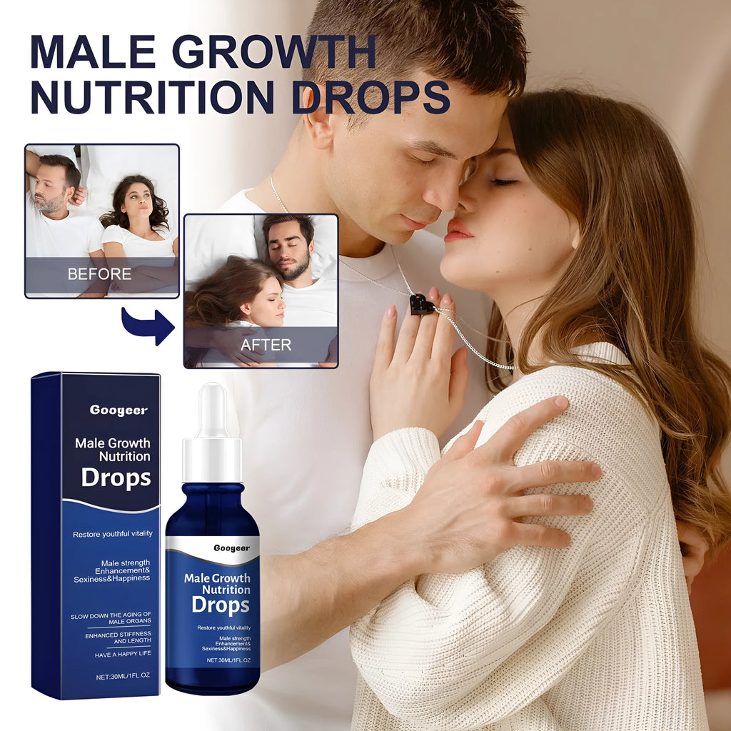 30ml Male Body Nutrition Drops bottle for universal skin type body care serum