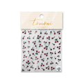 Jelly nail art sticker sheet with cartoon cherry pattern in plastic, style TA210 TA212 TA214