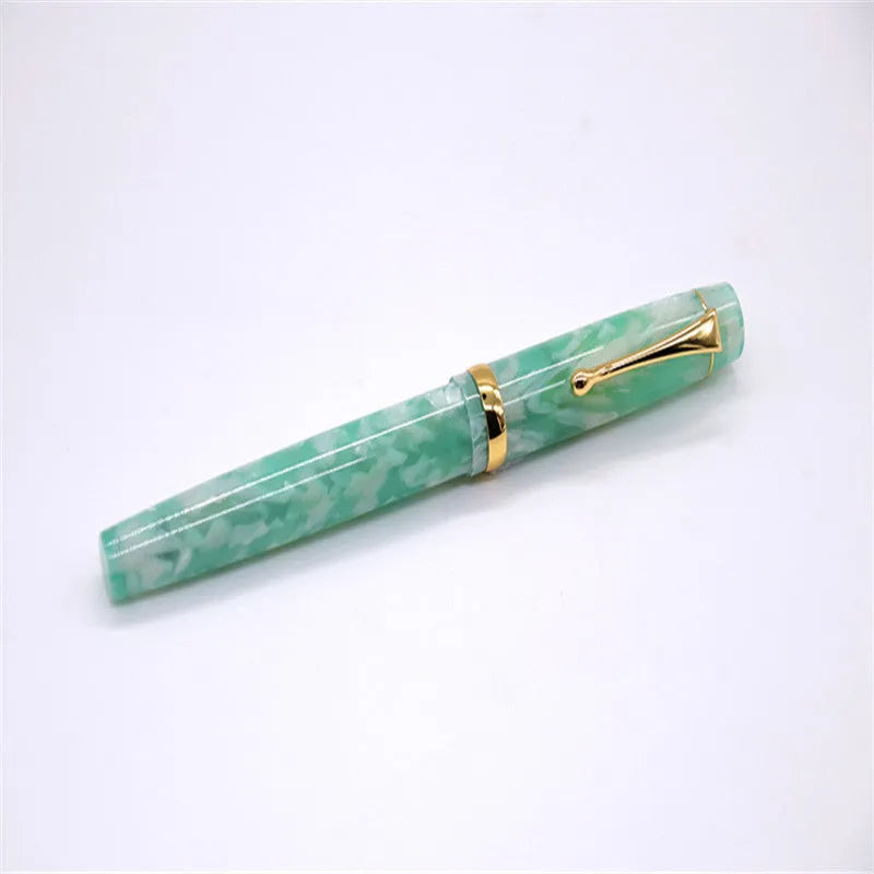 Acrylic fountain pen with smooth-writing nib, customizable colour, available in multiple shades for personal or corporate use