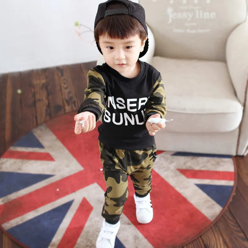 New boys' cotton children's top in green with long sleeves, 90% cotton, size 100cm