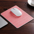 Oversized aluminium alloy mouse pad, 249 x 200 x 3.2mm, chamfered CNC edge, embedded silicone base, black option