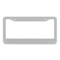 Aluminium alloy license plate frame for American cars in black and silver finishes