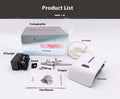 White tattoo model inkjet high pressure oxygen injection skin spray suit with 5-gear vibration for beauty salon