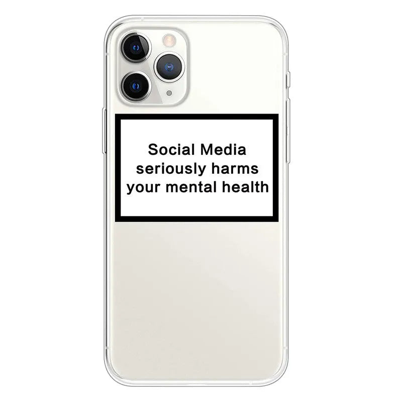 White TPU back cover phone case with letter couple design for iPhone 5 SE to 11 Pro Max