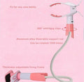 Extended 1.05 metre baby feeding bracket in blue, adjustable bottle holder for breastfeeding mothers