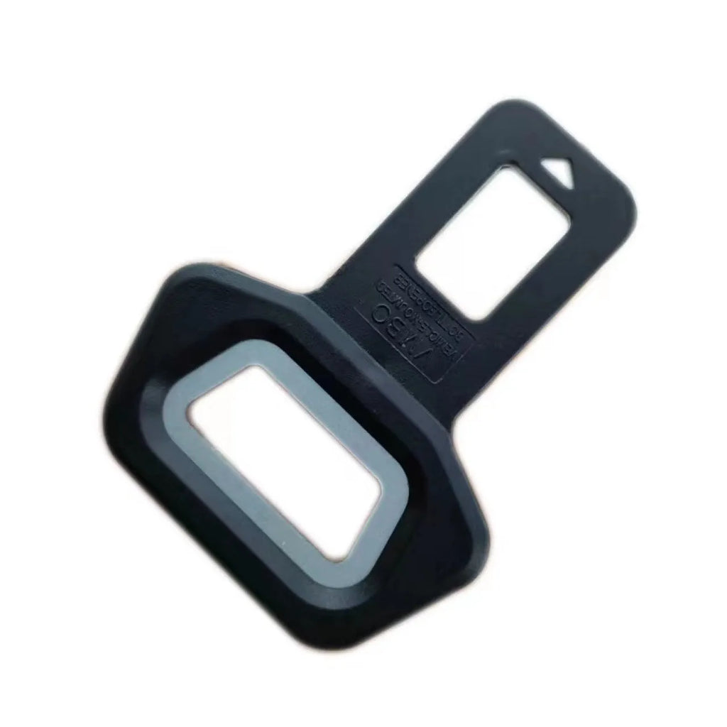 Aluminium alloy bottle opener keychain with a lock tongue buckle in frosted carbon fibre finish.