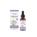 60ml bottle of hair removal treatment oil with aconite, mint and lemon extracts