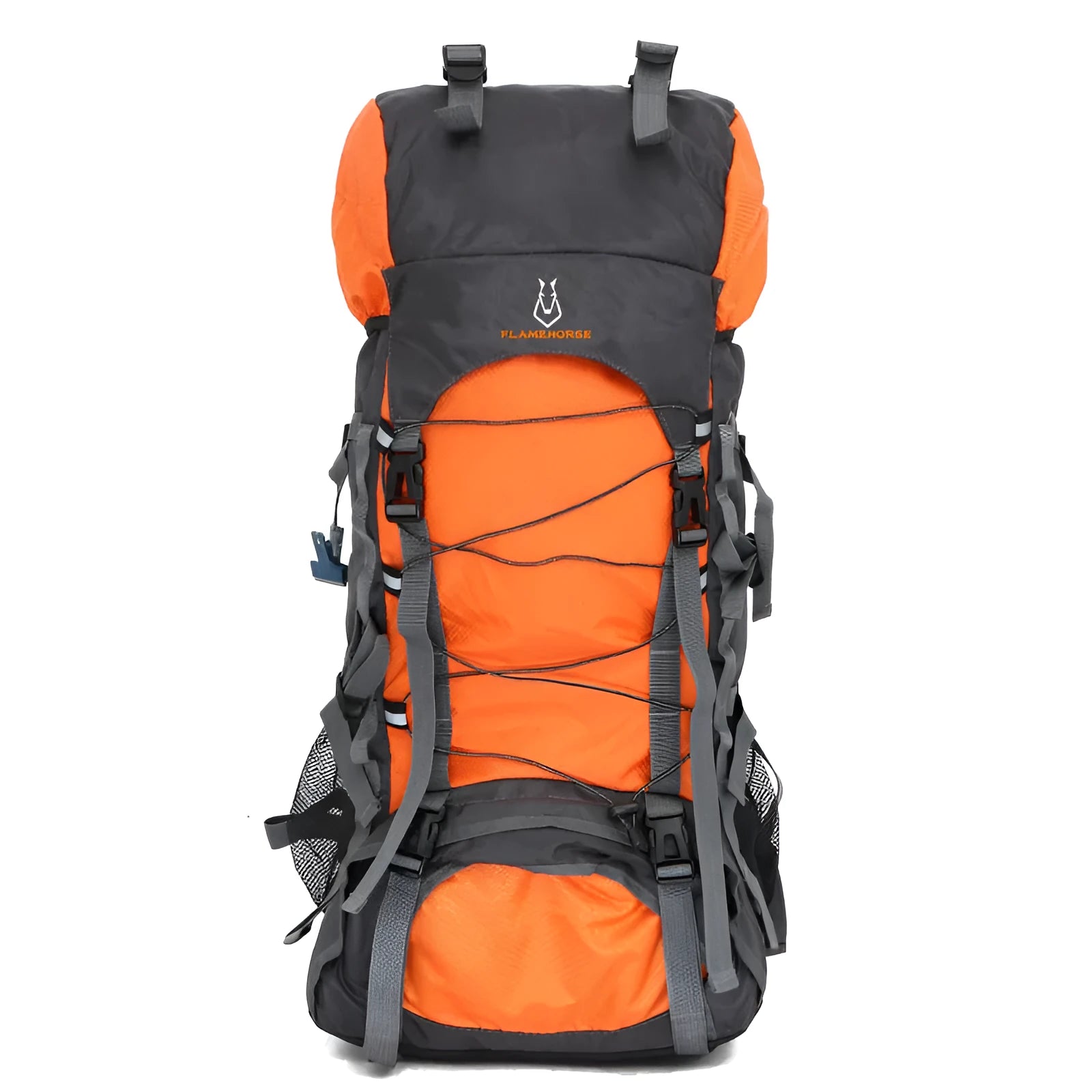 60L unisex outdoor backpack in ArmyGreen with waterproof and anti-theft features