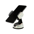 Car phone holder with diamond decoration mounted on air vent, compatible with smartphones 4.0-6.2 inches