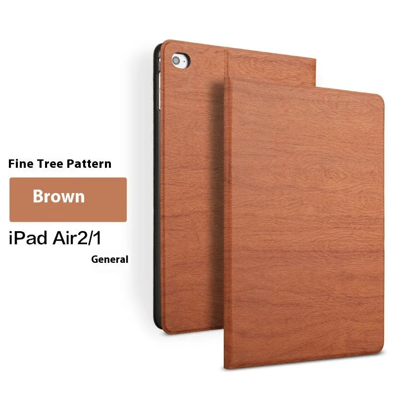 Imitation leather iPad protective cover with integrated sleep bracket in sapphire blue colour
