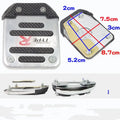 Metal motorcycle brake pedal skid plate replacement component
