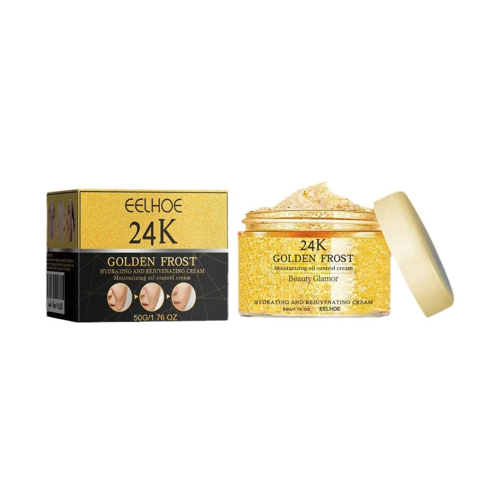 24K gold cream 50g boxed anti-aging facial moisturiser with retinol and oligopeptide-1