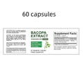 Brahman Ginseng Extract Capsules bottle with Bacopa monniera herb extract, 60 90 or 120 capsules