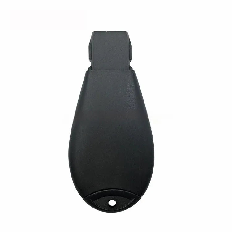 Replacement plastic key case shell for Dodge and Chrysler vehicle smart keys.