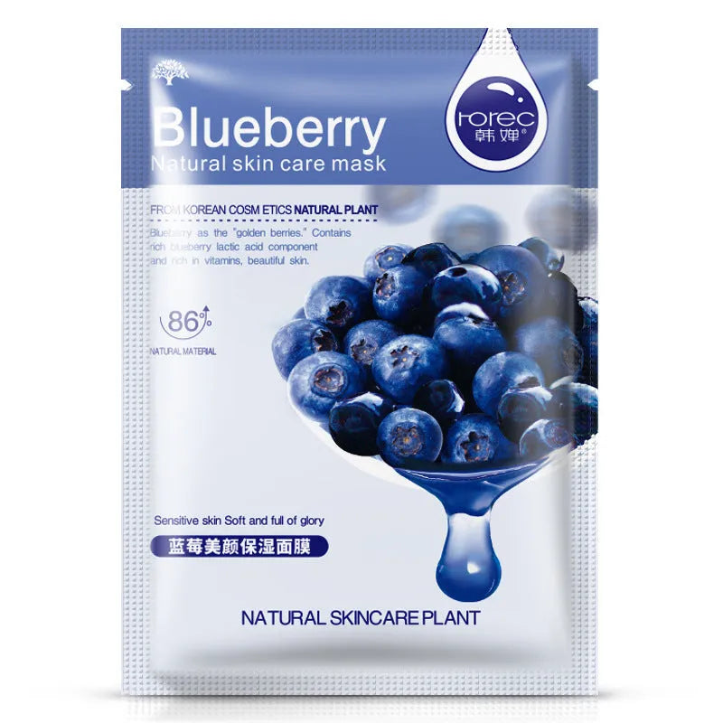 Aloe vera sheet mask 30g for moisturising and pore care white packaging