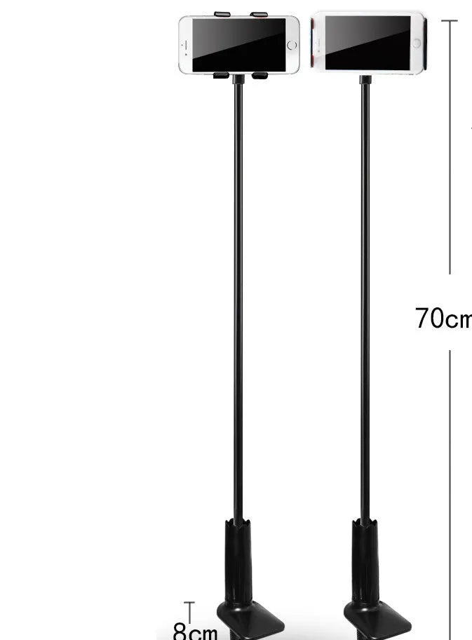 Universal tablet mount holder lazy bracket in black or white with 70cm or 100cm stretch arm