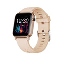 Black M2 smart bracelet watch with colour screen and silicone wristband on a wrist