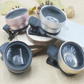 0.45X wide angle mobile phone lens attachment in four colour options with metal construction