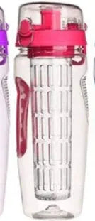 32oz fruit infusing water bottle with fruit infuser insert and leakproof cap