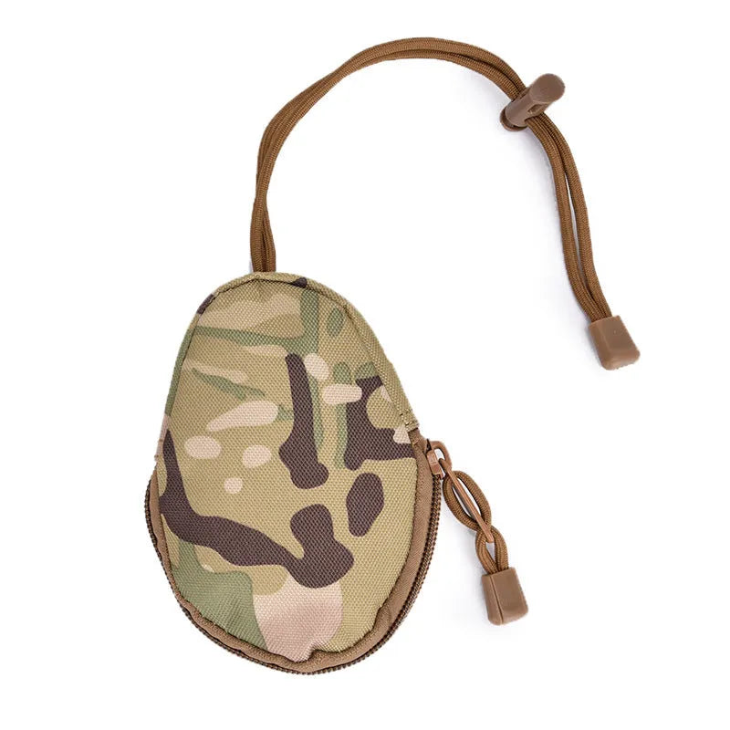 Outdoor sports key organiser bag in Oxford cloth with telescopic rope attached.
