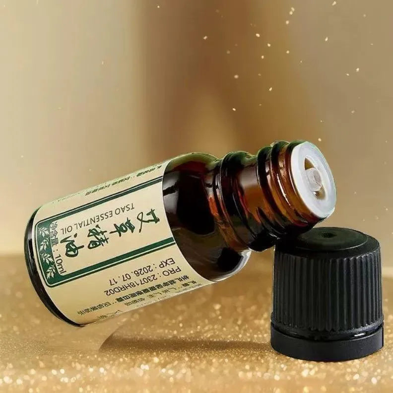 Stone moxibustion gua sha jar traditional Chinese medicine tool with moxa stick and essential oil