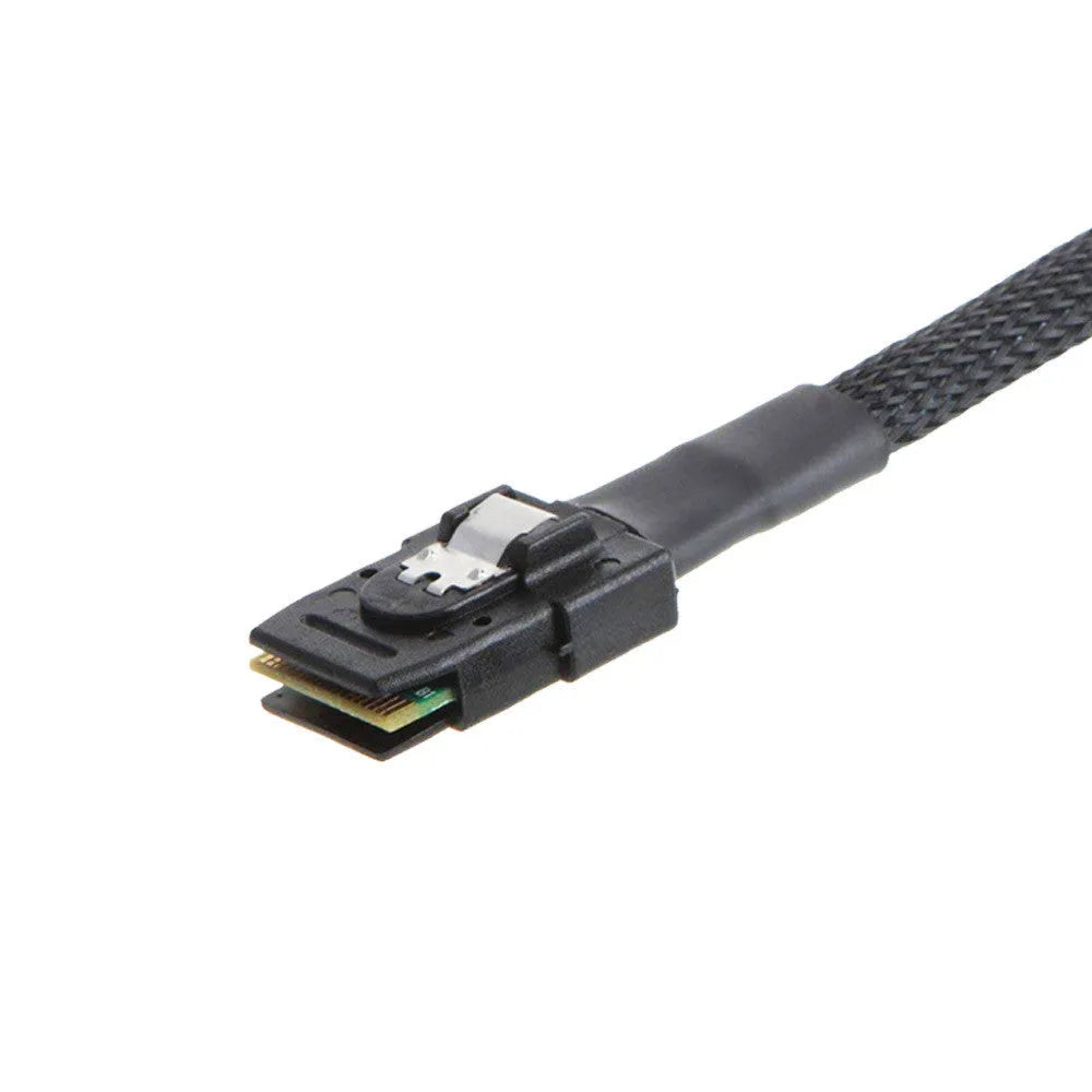 SAS server hard disk data cable with coaxial connectors in 0.5m or 1m length options
