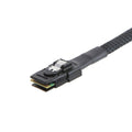 SAS server hard disk data cable with coaxial connectors in 0.5m or 1m length options