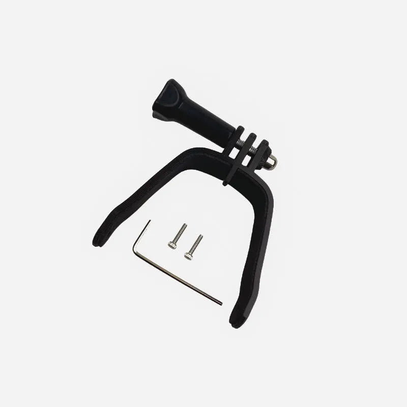 3D printed action camera expansion bracket with sponge protection for FPV drone vertical mounting