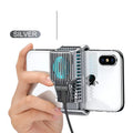 Mobile phone radiator cooling unit with spring clip for 4-7 inch smartphones in black colour