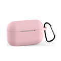 AirPods Pro silicone protective cover in multiple colours showing buckle-detailed and solid options