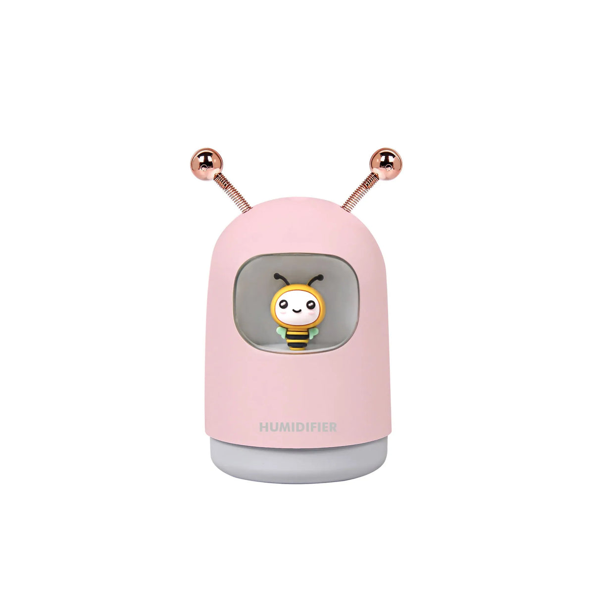 Moon Cute Pet Humidifier in bear green on white background with ambient light