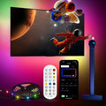 5-metre RGB LED light strip for desk and TV backlighting with USB cable and remote control.