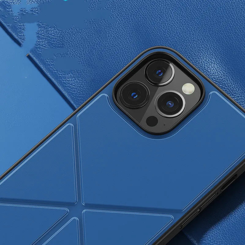 Black and blue TPU back cover cases for iPhone 13, 13 Pro, and 13 Pro Max.