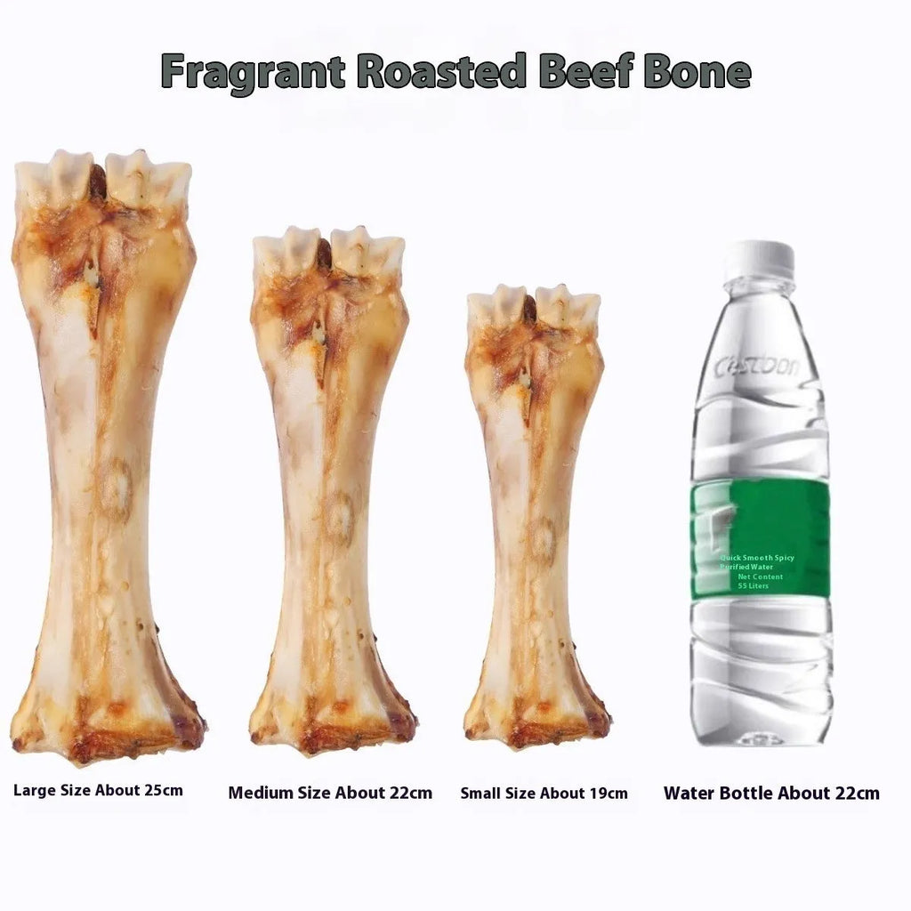 A high-calcium roasted ox bone flavour molar rod chew for puppies in three sizes.