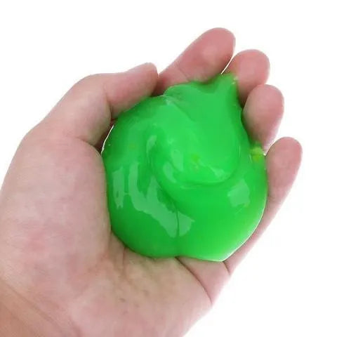 160g Magic Cleaning Gel in blue, green, pink, and yellow colours for household and car dust removal