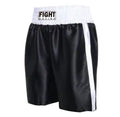 Boxing shorts with elastic waistband and side stripes in various colour combinations for kick boxing training