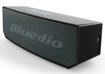 Black BS-6 Bluetooth smart speaker with compact rectangular design.