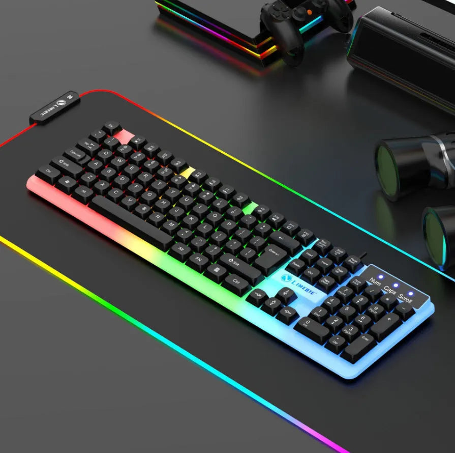 TX35 mechanical feeling computer keyboard in colour options with 1.5m cable