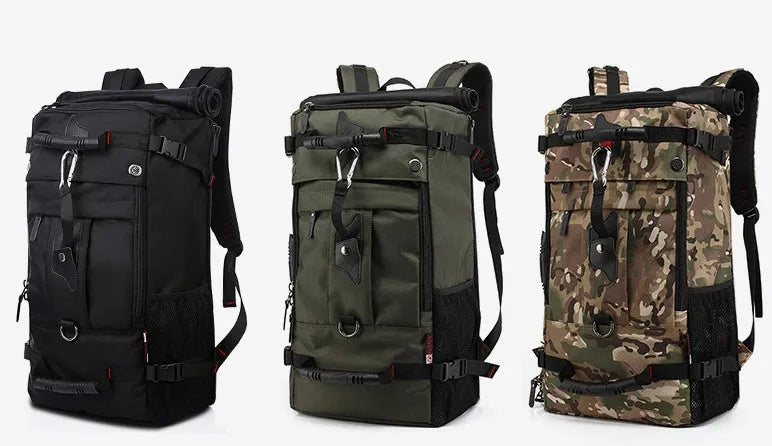New double shoulder backpack Oxford cloth outdoor hiking large capacity 40L 50L