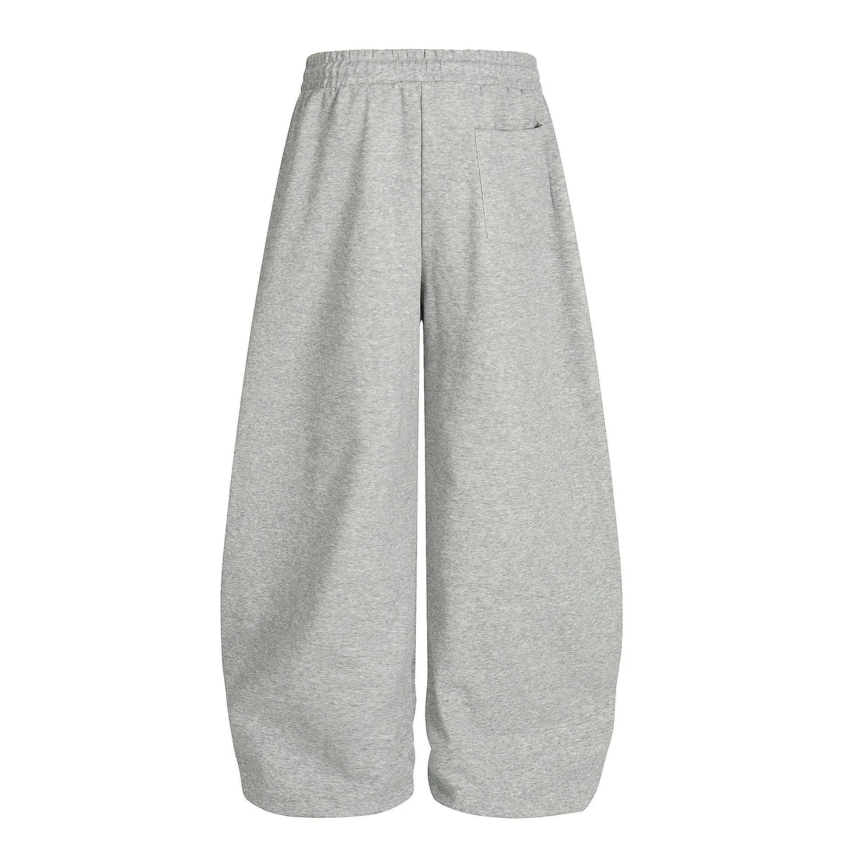 Men's loose casual pants with letter pattern, cotton fabric, mid waist, blue or gray, sizes S-XL